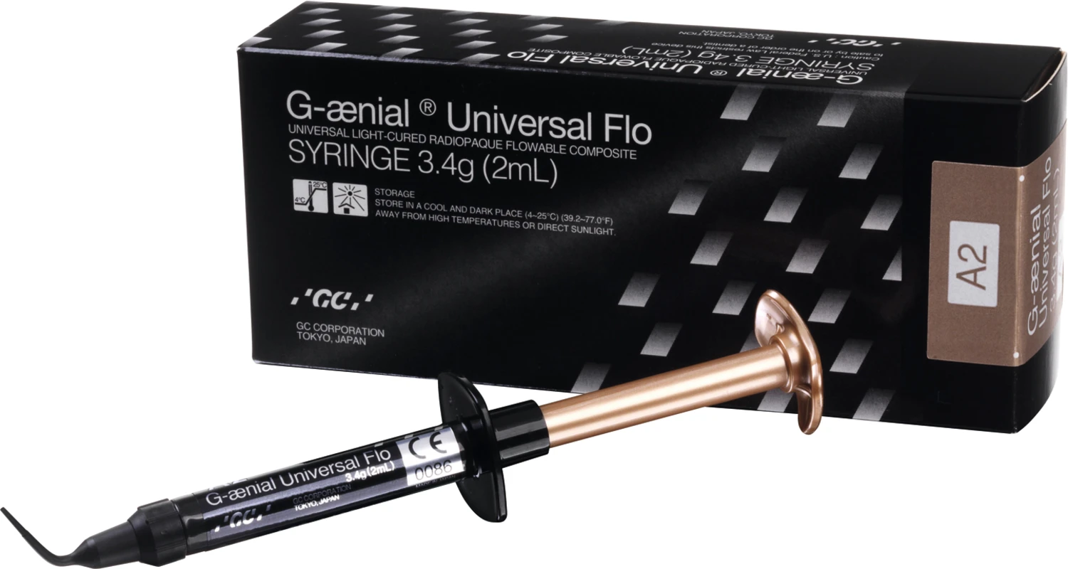 GC G-ænial® Universal Flo Spritze 3,4 g AO2