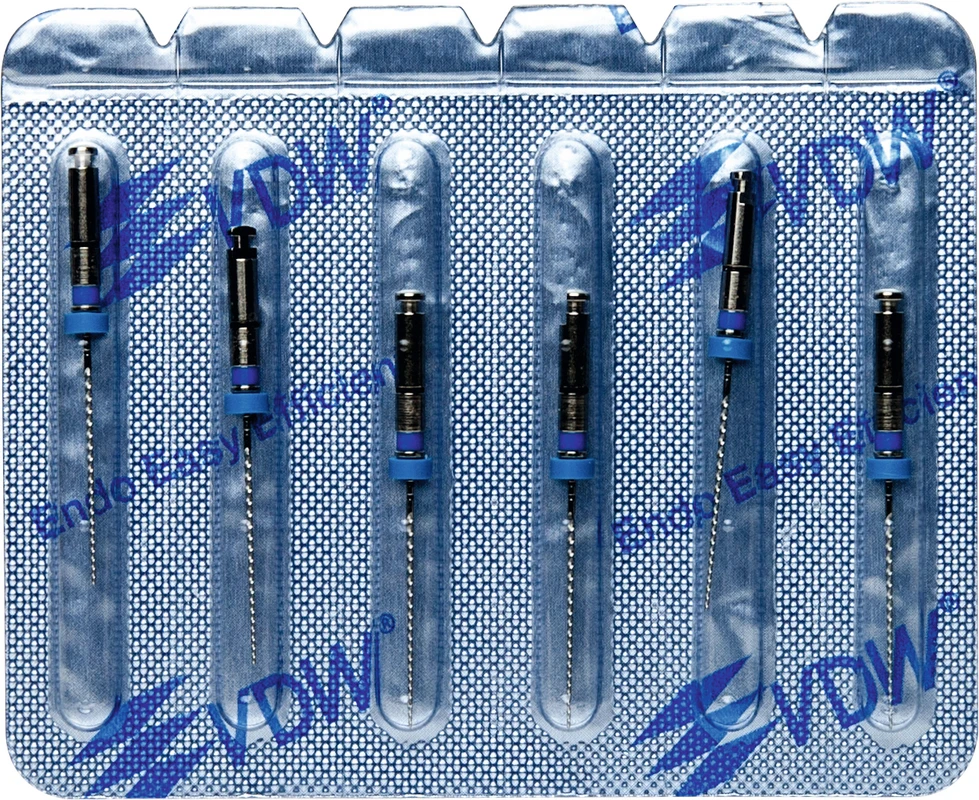 FlexMaster® Instrumente Packung 6 Stück 21 mm, Taper.02 ISO 030