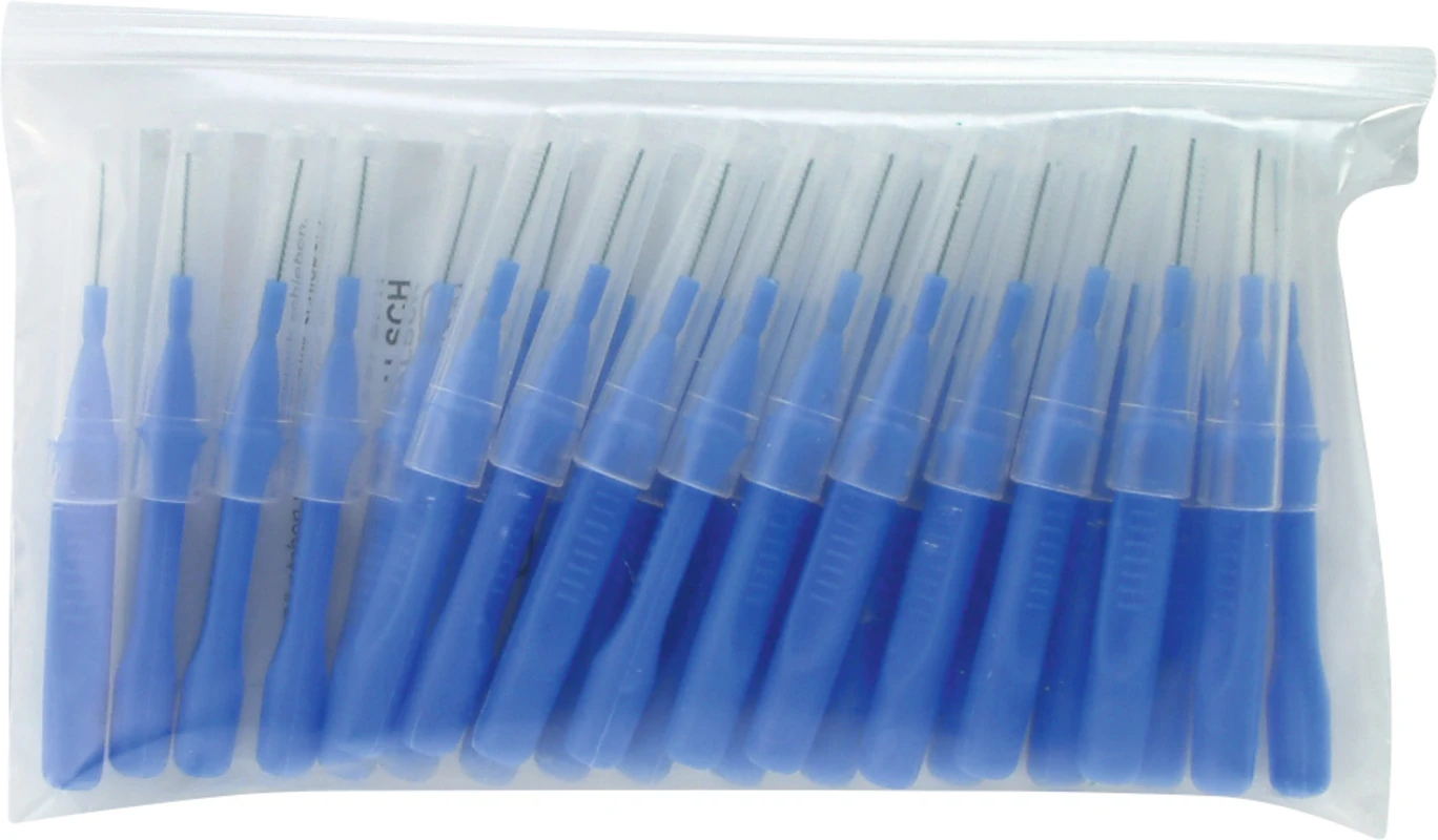 Beyco Brushies Sparbeutel 25 Stück blau Ø 0,6 mm