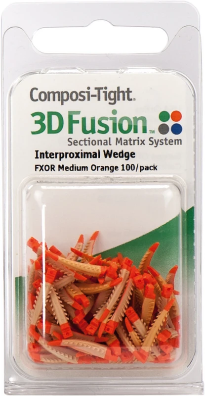 Composi-Tight® 3D Fusion™ Keile Packung 100 Stück orange, mittel