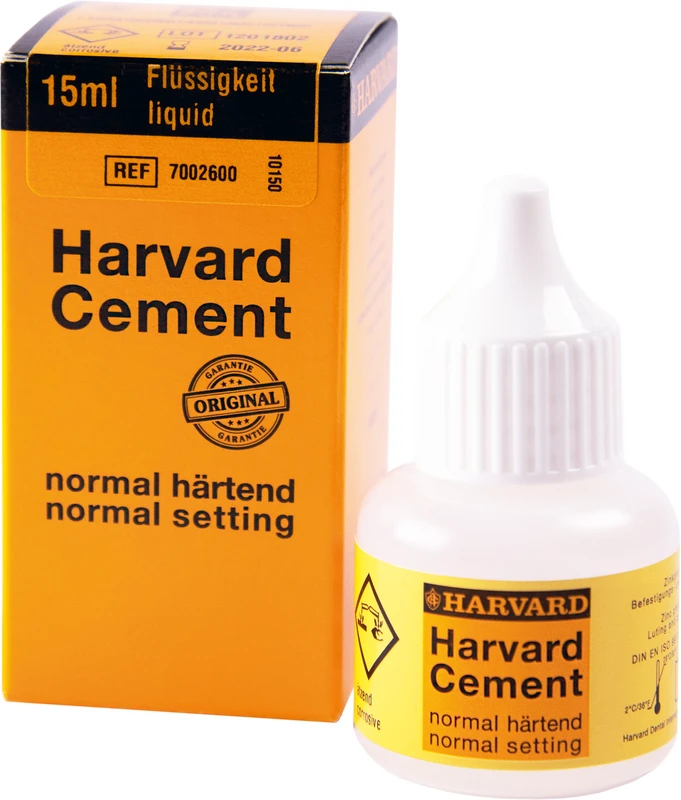 Harvard Cement Flüssigkeiten Flasche 15 ml normalhärtend