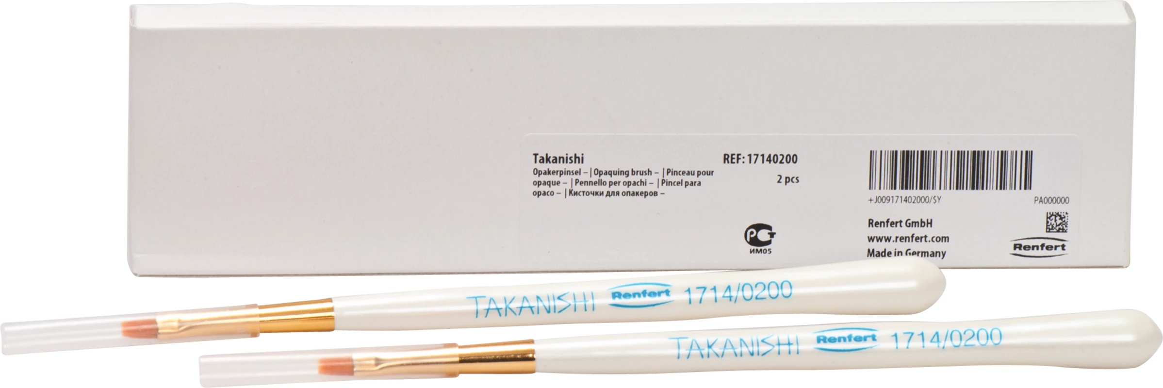 TAKANISHI-Pinsel Packung 2 Stück