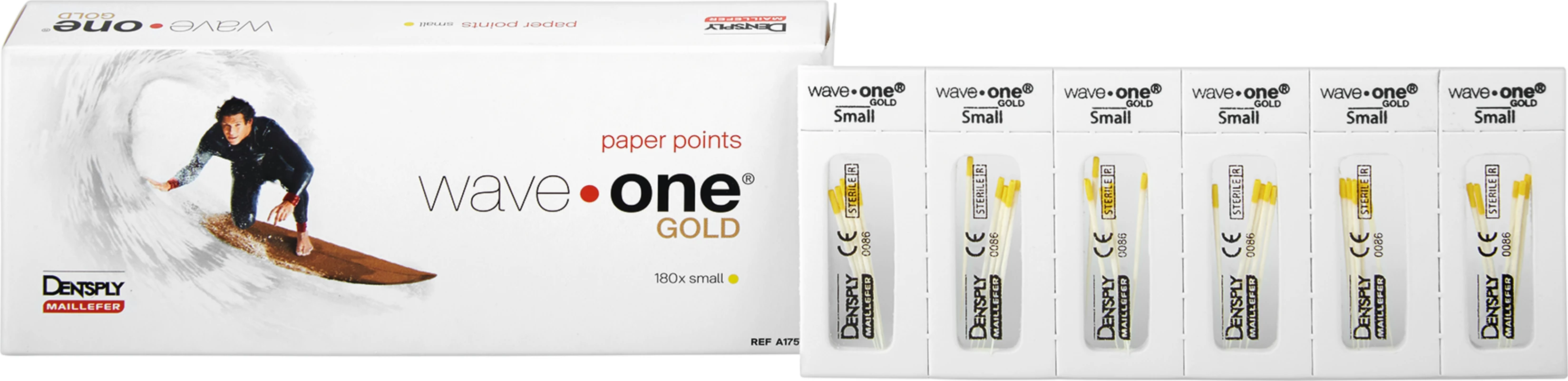 WaveOne® Gold Papierspitzen Packung 180 Stück SMALL