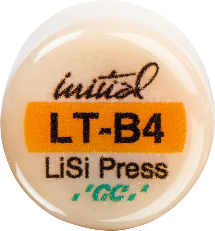 GC Initial™ LiSi Press Packung 5 x 3 g Rohling B4 LT