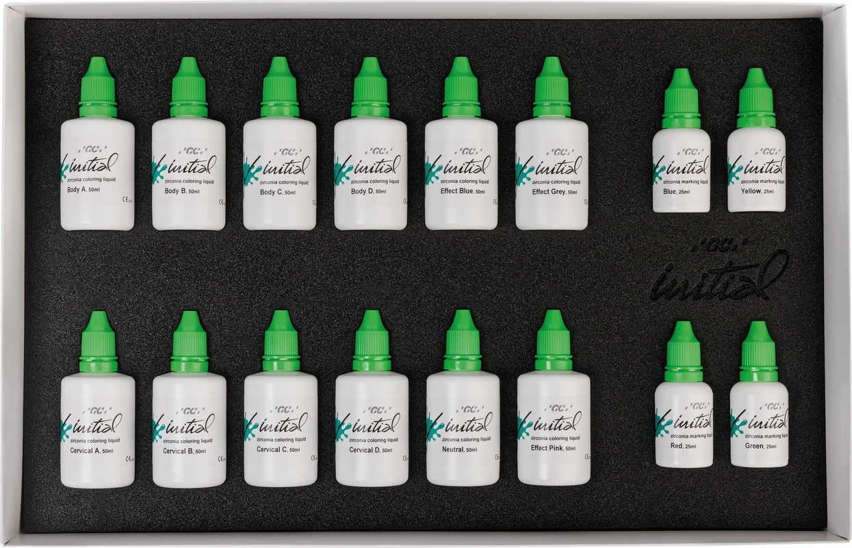 GC Initial™ Zirconia Coloring Liquid Set