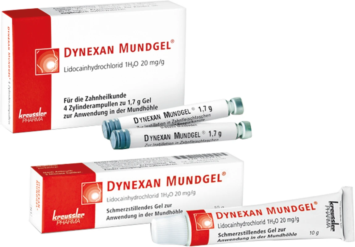 DYNEXAN MUNDGEL® Packung 4 x 1,7 g Ampulle