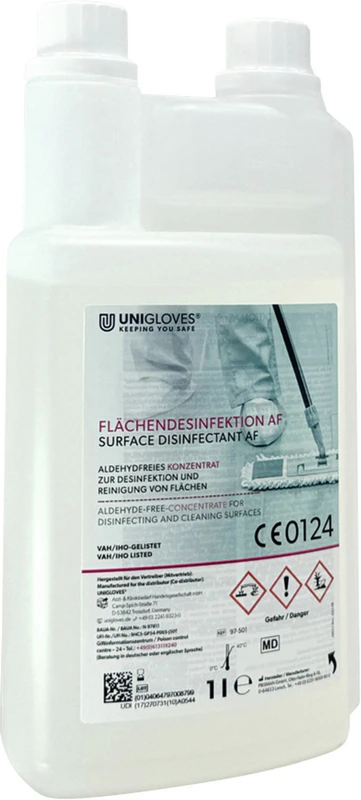 UNIGLOVES® Flächendesinfektion AF Flasche 1 Liter
