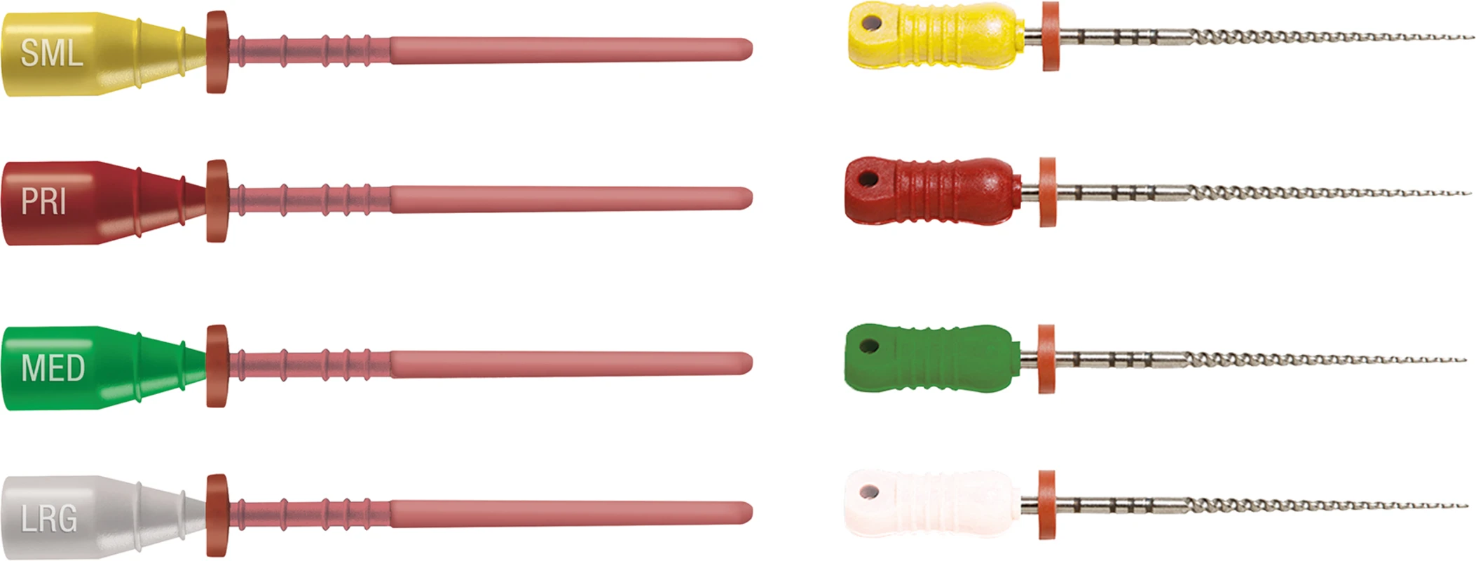 WaveOne® Gold GuttaCore® Blisterpackung 5 Obturatoren MEDIUM, 1 Verifier