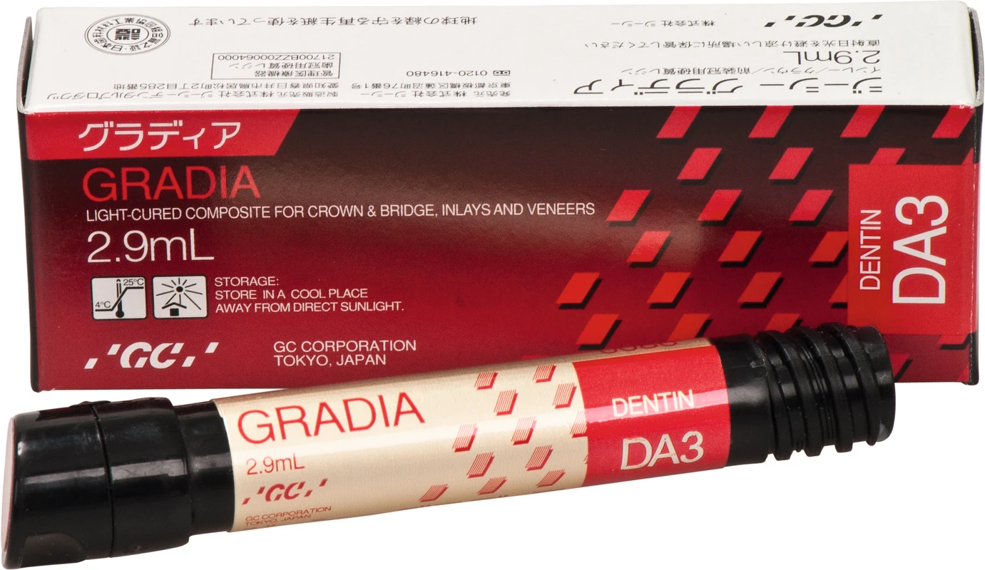 GC GRADIA® Spritze 2,9 ml Paste dentin DA3
