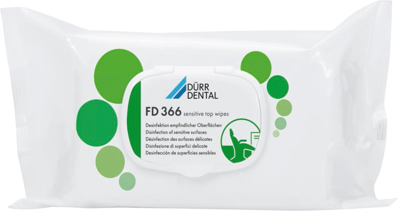 FD 366 sensitive top wipes Beutel 50 Stück FD 366 sensitive top wipes Dürr Dental