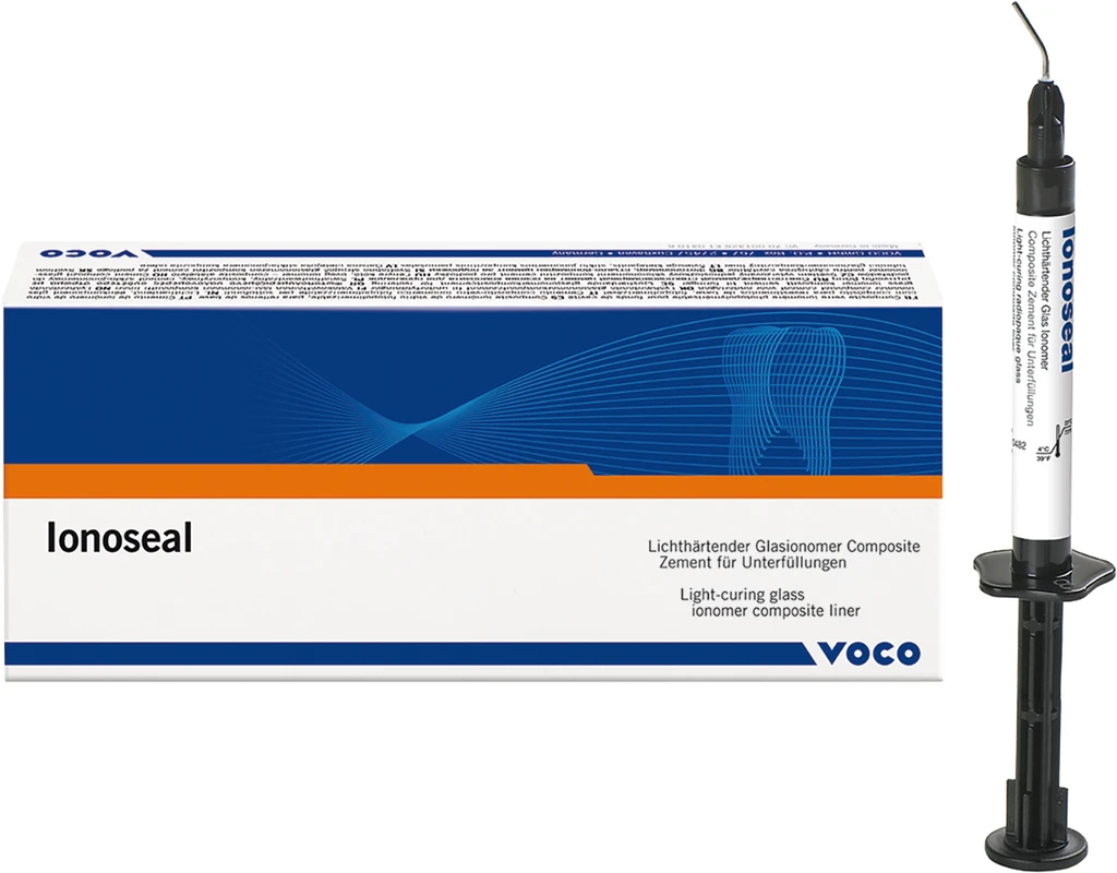 Ionoseal Packung 3 x 2,5 g Spritze mit Applikationskanülen Typ 41
