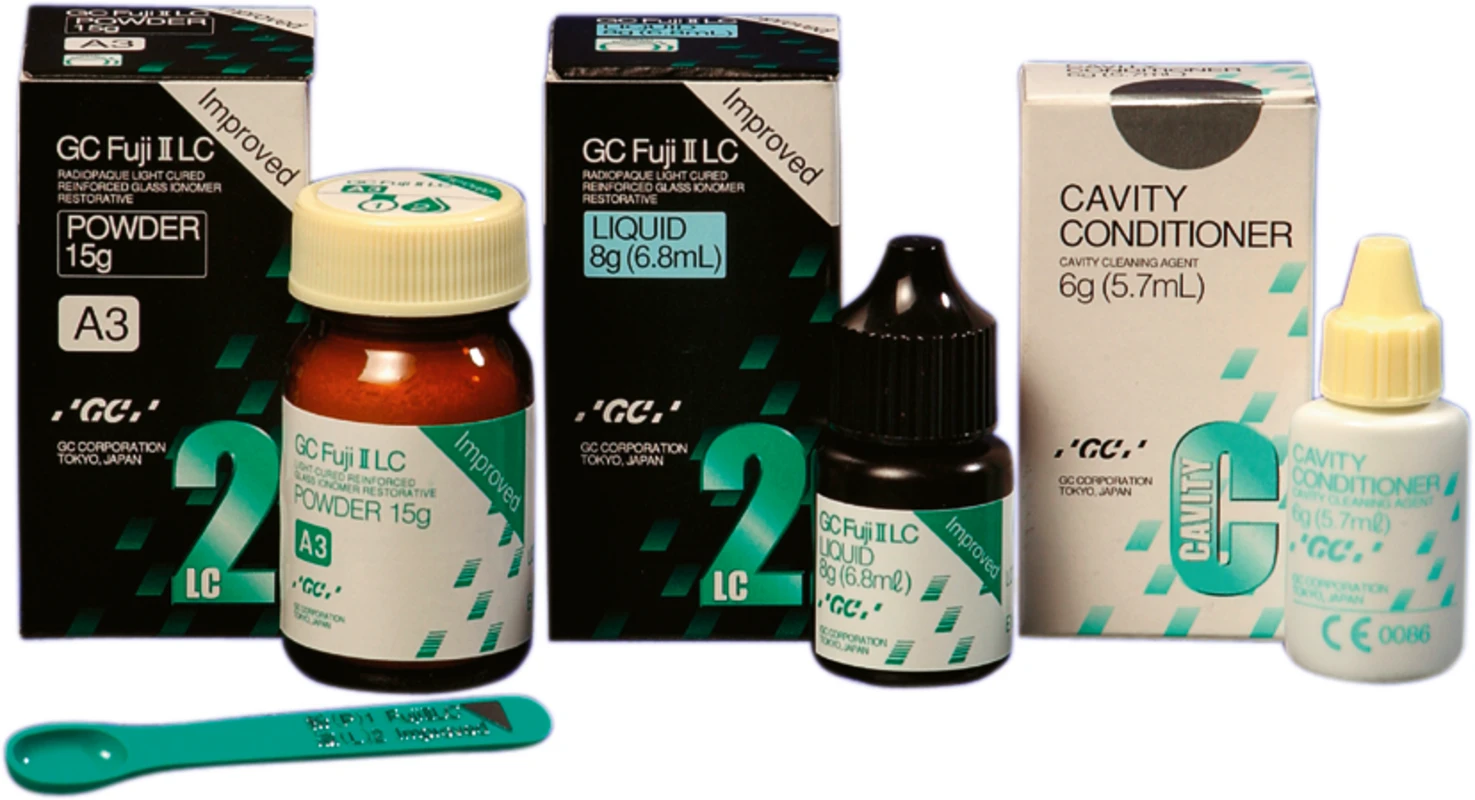 GC Fuji® II LC Improved Flasche 6,8 ml Flüssigkeit GC Fuji® II LC Improved GC