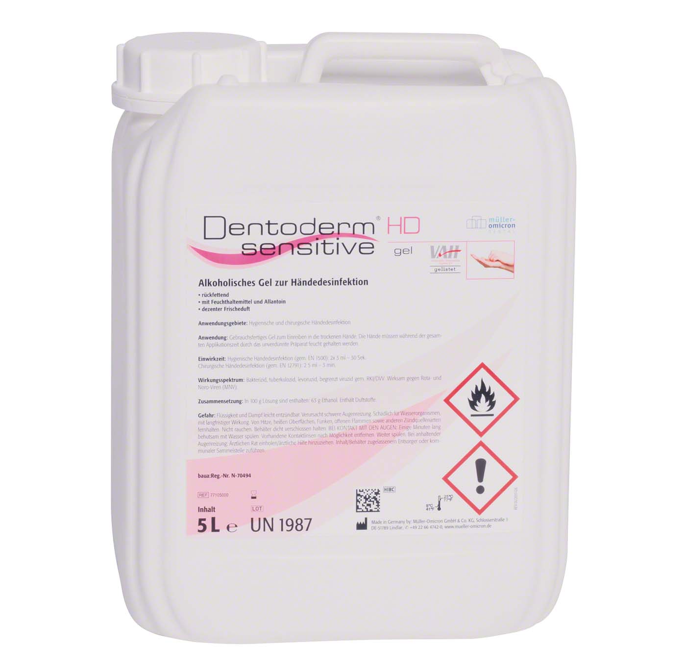Dentoderm® sensitive HD gel Müller-Omicron