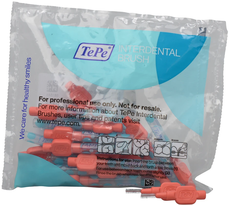 TePe® Interdentalbürsten Extra Soft Packung 25 Stück rot, Ø 0,5 mm