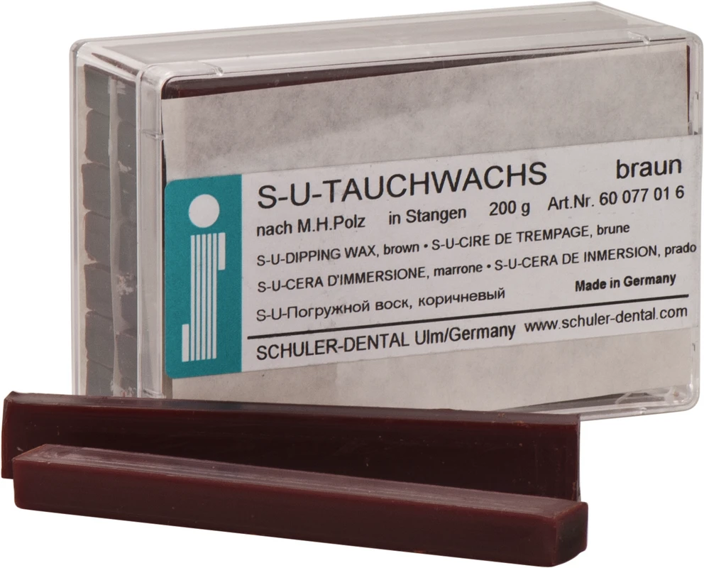 S-U-Tauchwachs Packung 200 g Stück braun, nach Polz