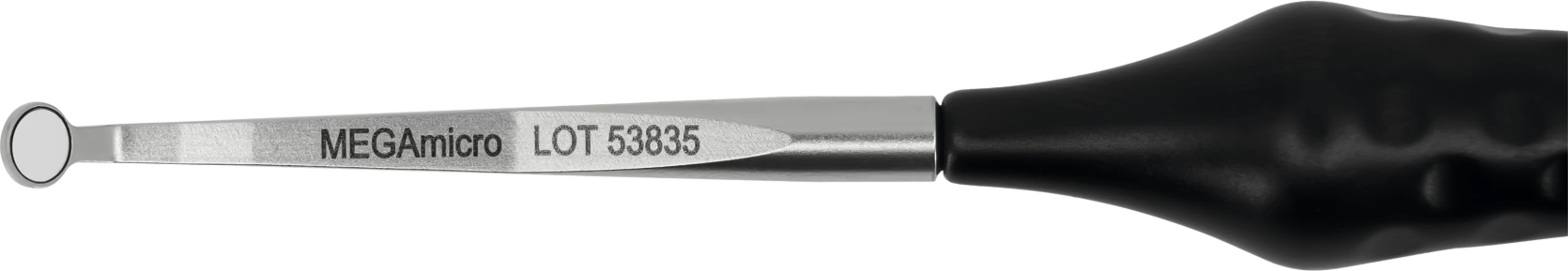 MEGAmicro Spiegel Stück plan, 3 mm