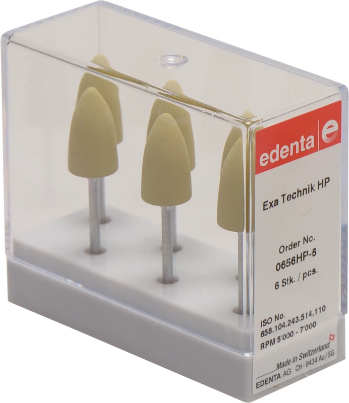 Exa Technique Packung 6 Stück gelb fein, HP, Figur 243, 19,5 mm, ISO 110