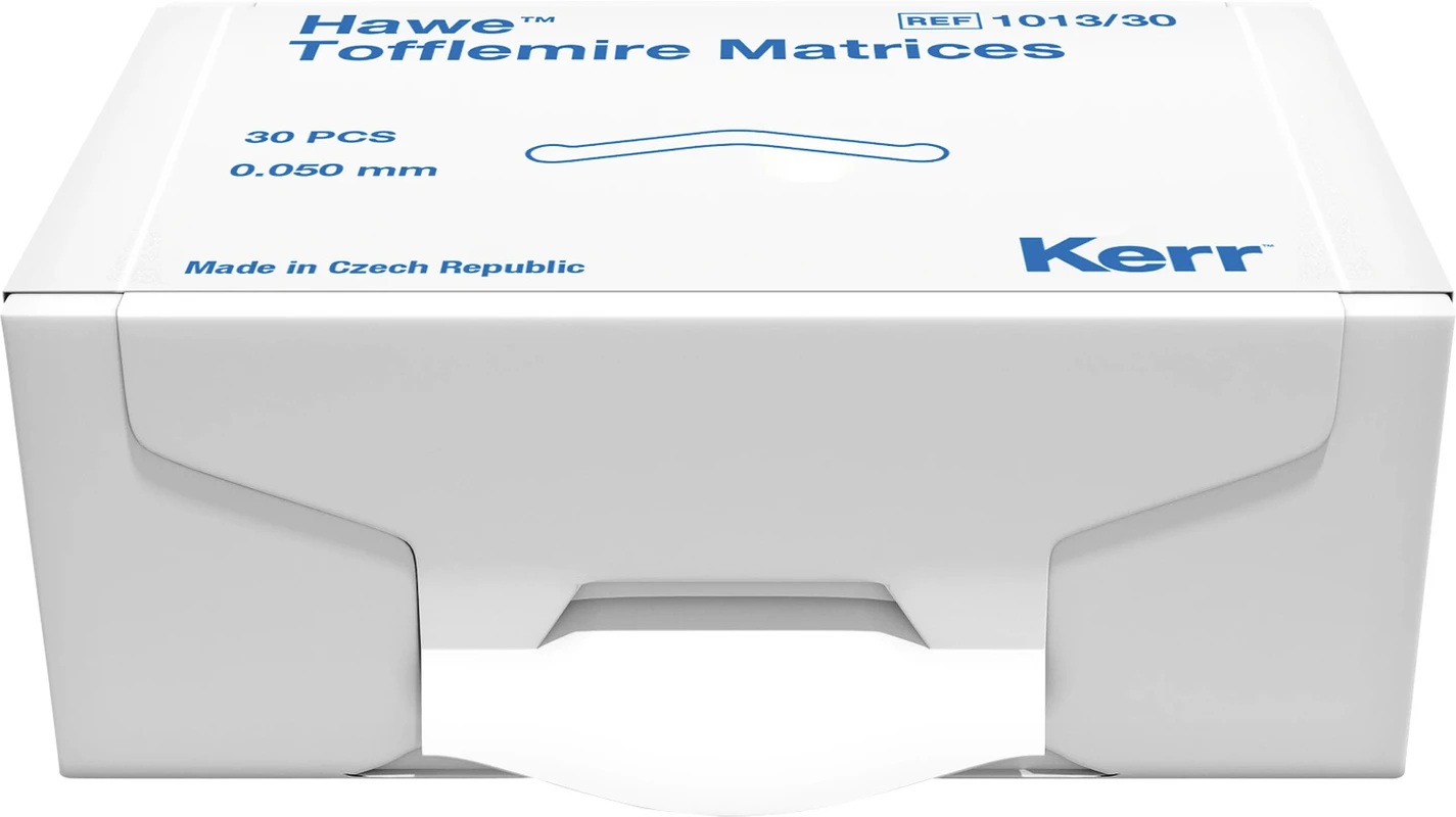 Matrizen nach Tofflemire Packung 30 Stück Stärke 0,05 mm, Nr. 1013/30