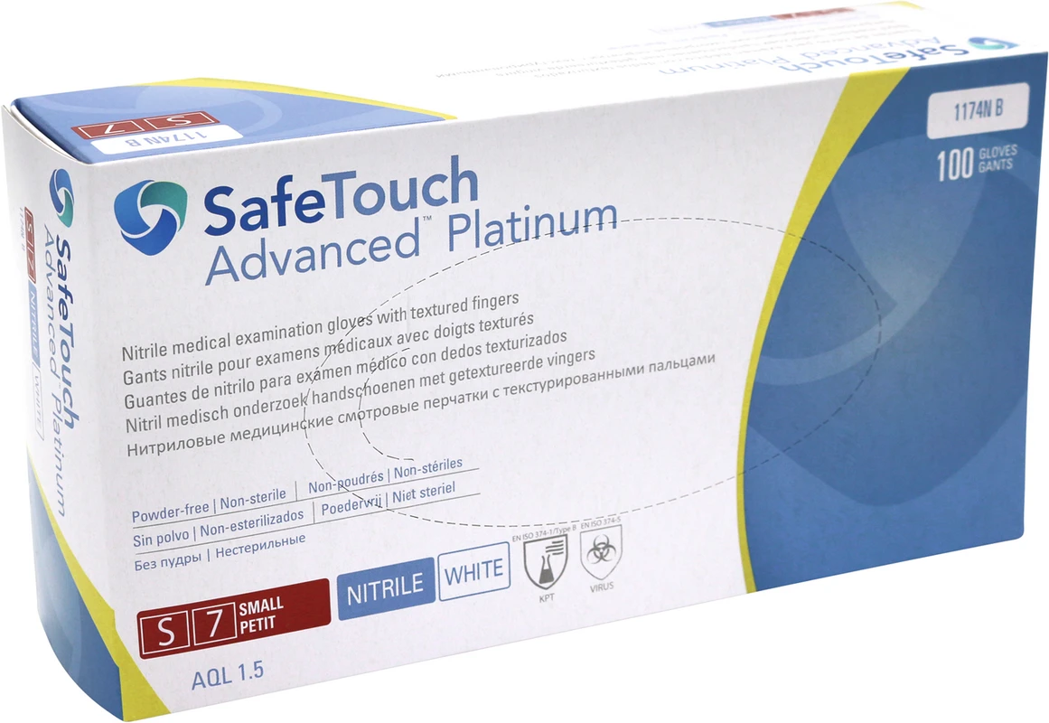 Medicom® SafeTouch® Advanced Platinium Packung 100 Stück puderfrei, weiß, S