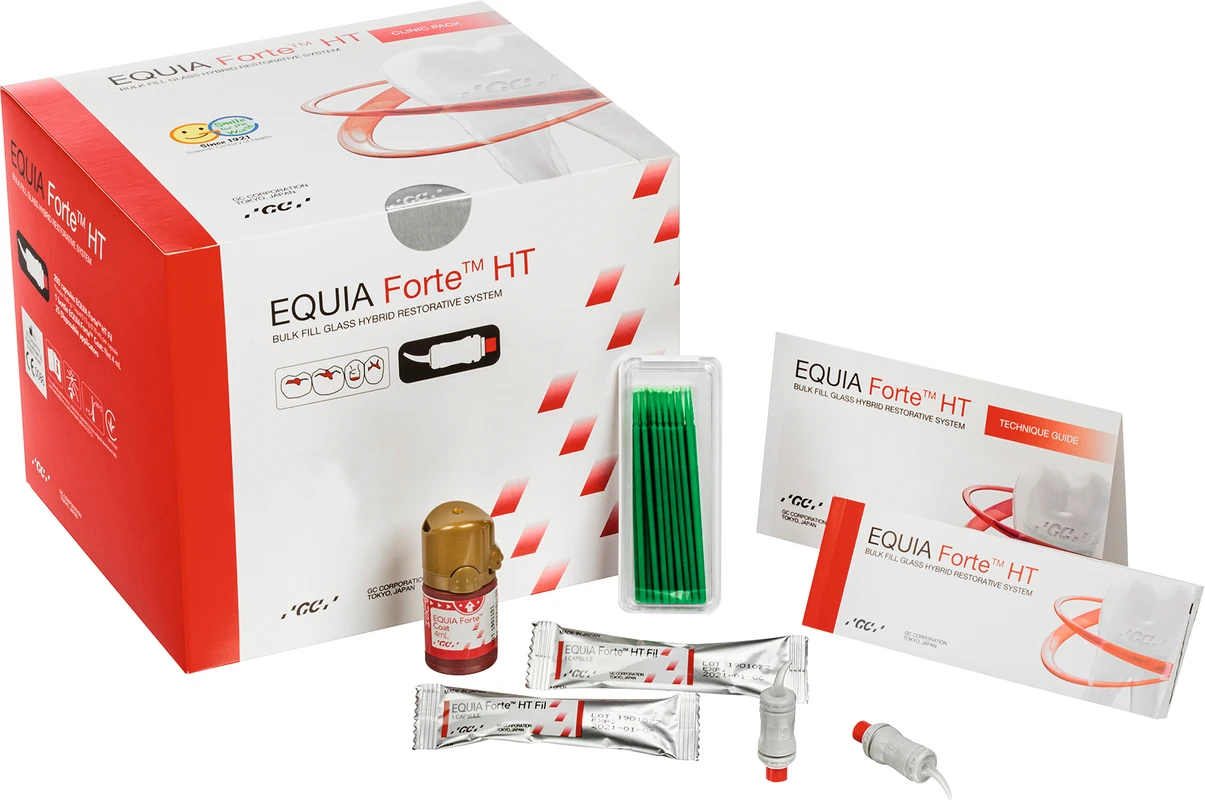 GC EQUIA Forte™ HT Packung 200 Kapseln B2, 4 ml FlipCap Coat