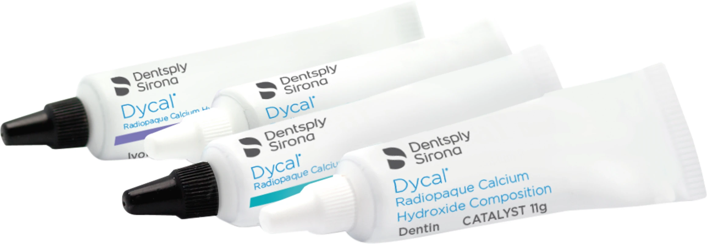 Dycal® Packung 13 g Basis, 11 g Katalysatorpaste in Tuben dentin