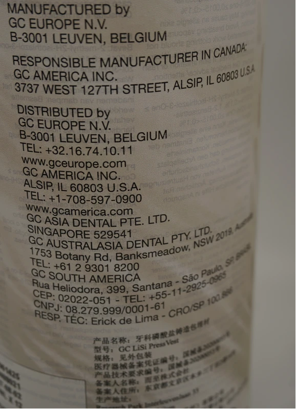 GC LiSi PressVest GC