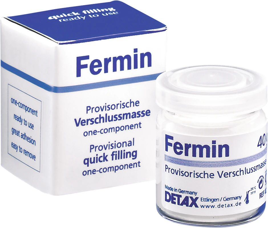 Fermin Packung 40 g Glas-Tiegel weiß opaque