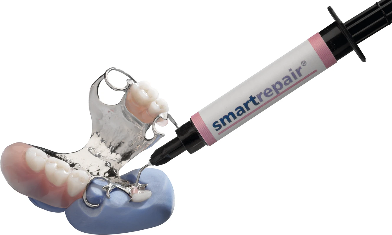 smartrepair® rosa Packung 3 g Dosierspritze, 8 Applikationsnadeln