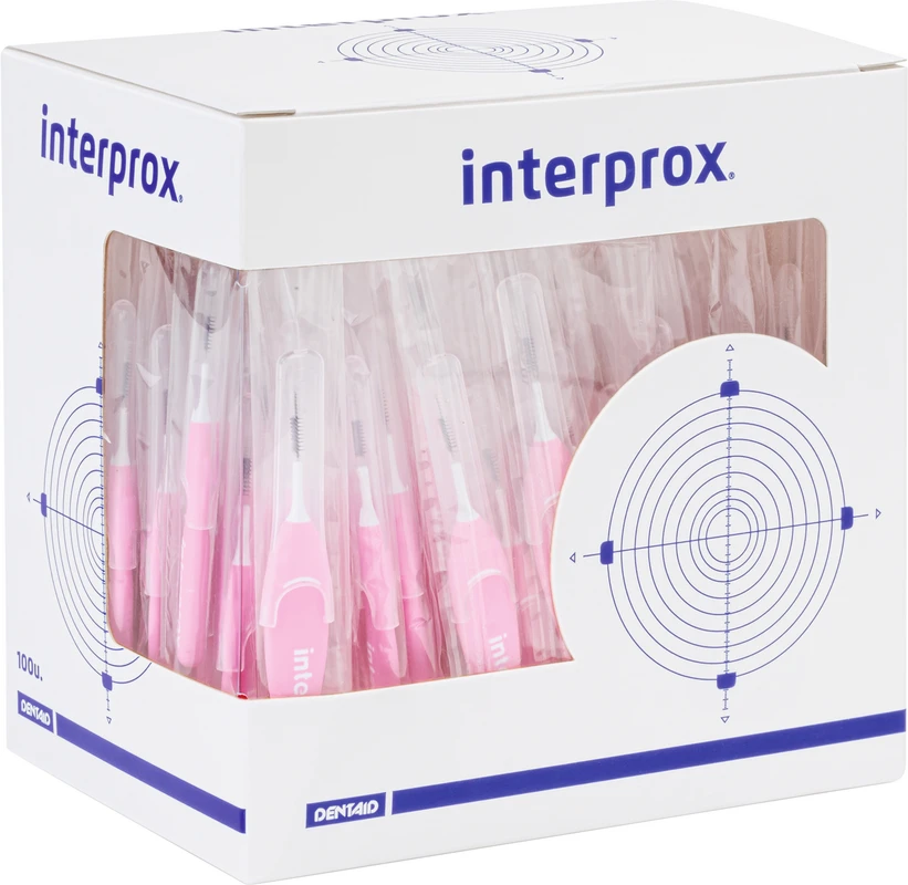 interprox® Box 100 Stück rosa, &Oslash; 0,7 mm, nano