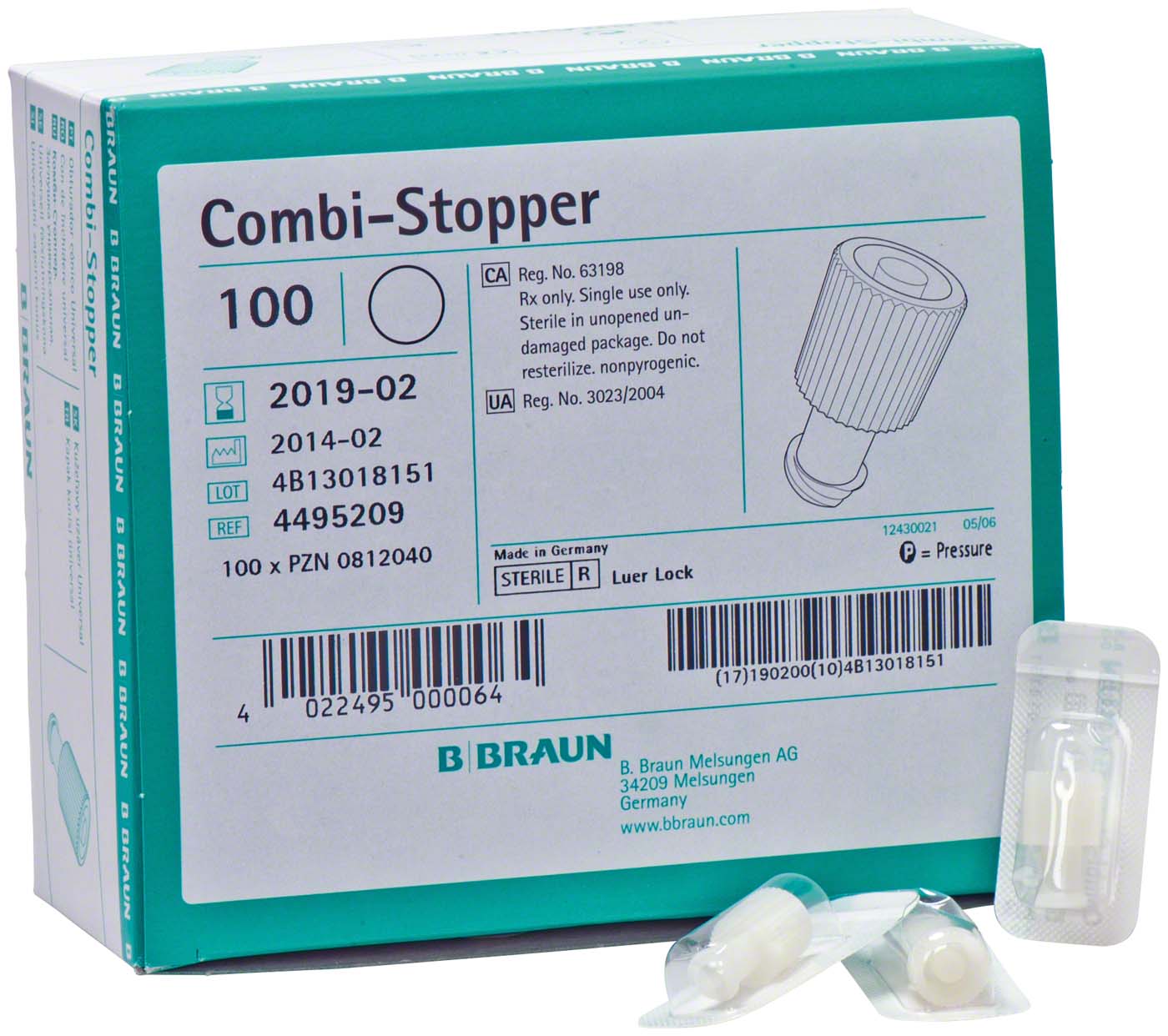Combi-Stopper-Verschlusskonen B. Braun