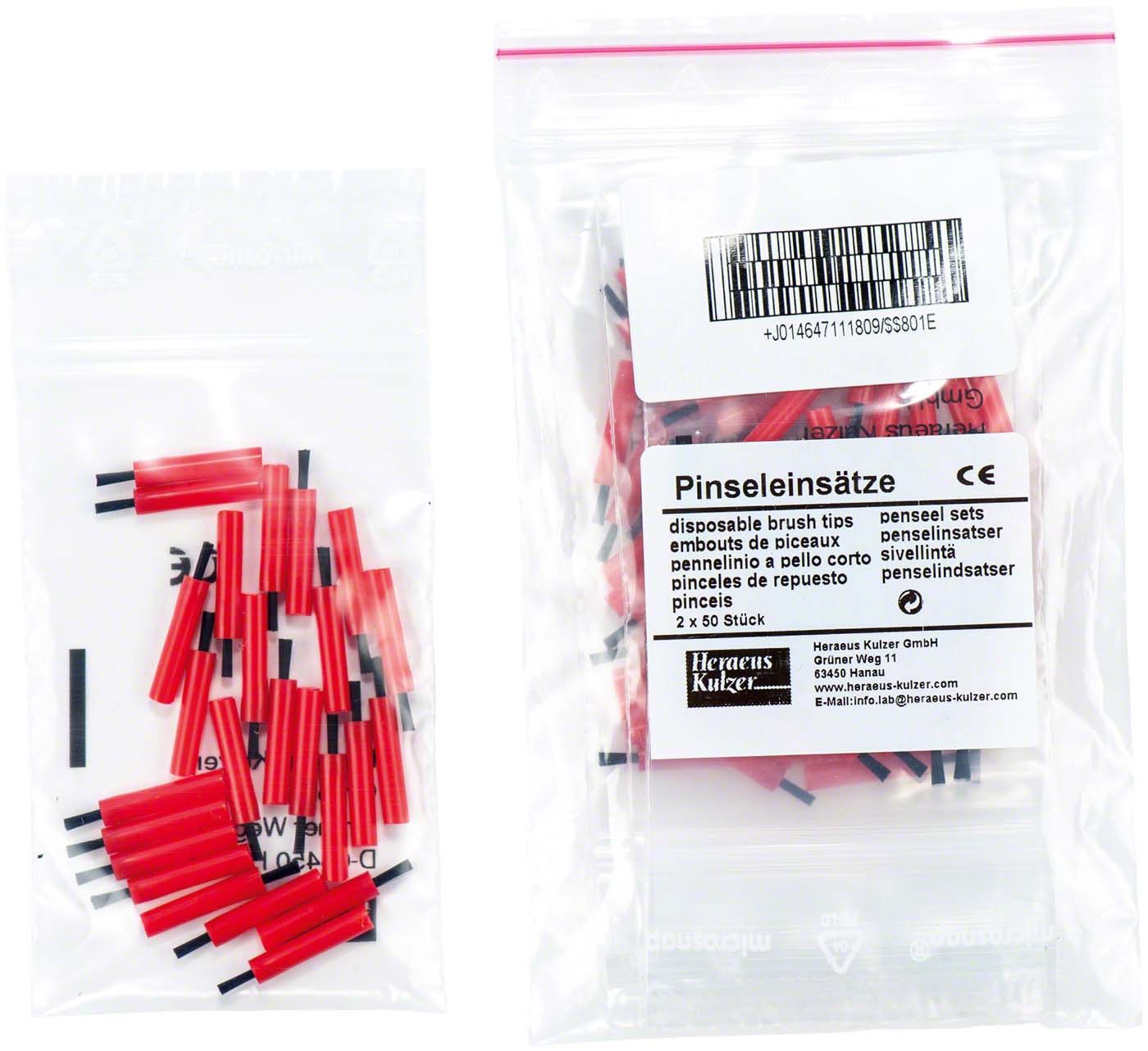 Pinseleinsätze Kulzer