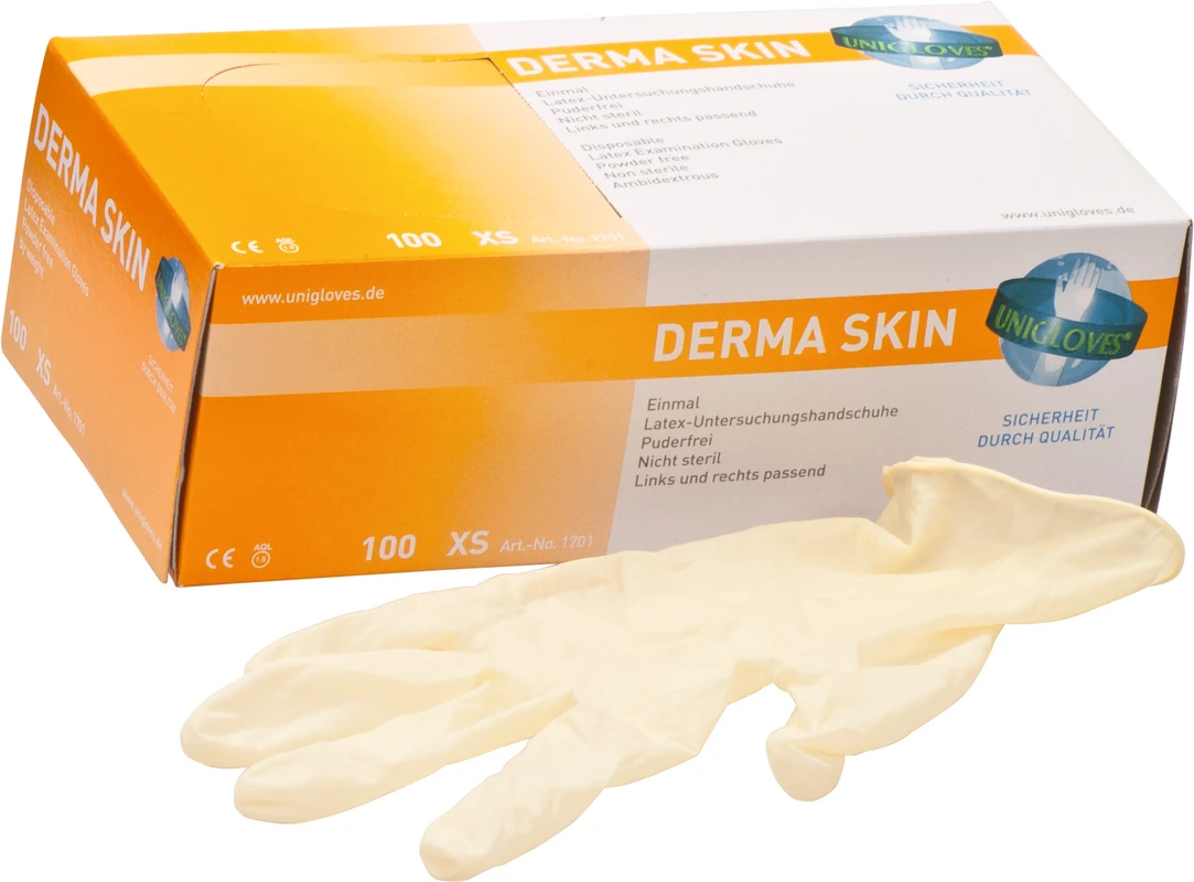 DERMA SKIN Latexhandschuhe