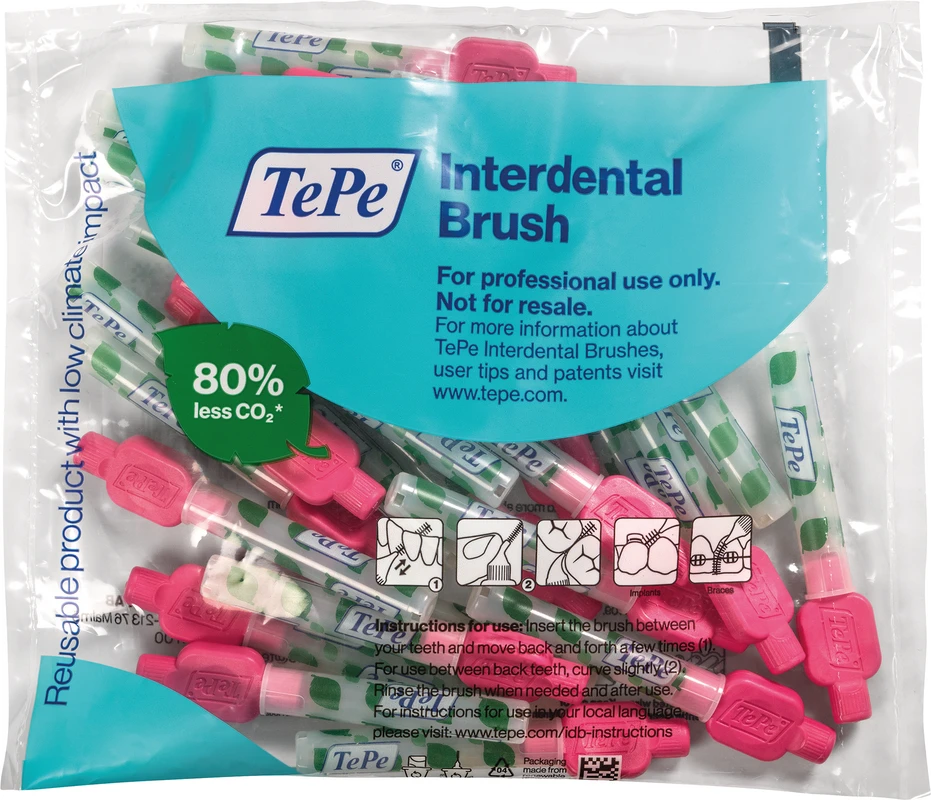 TePe® Interdentalbürsten Original Packung 25 Stück pink, Ø 0,4 mm