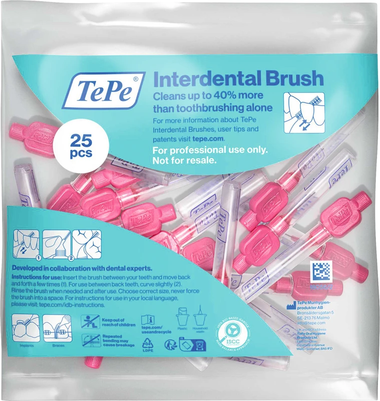 TePe® Interdentalbürsten Original Packung 25 Stück pink, Ø 0,4 mm