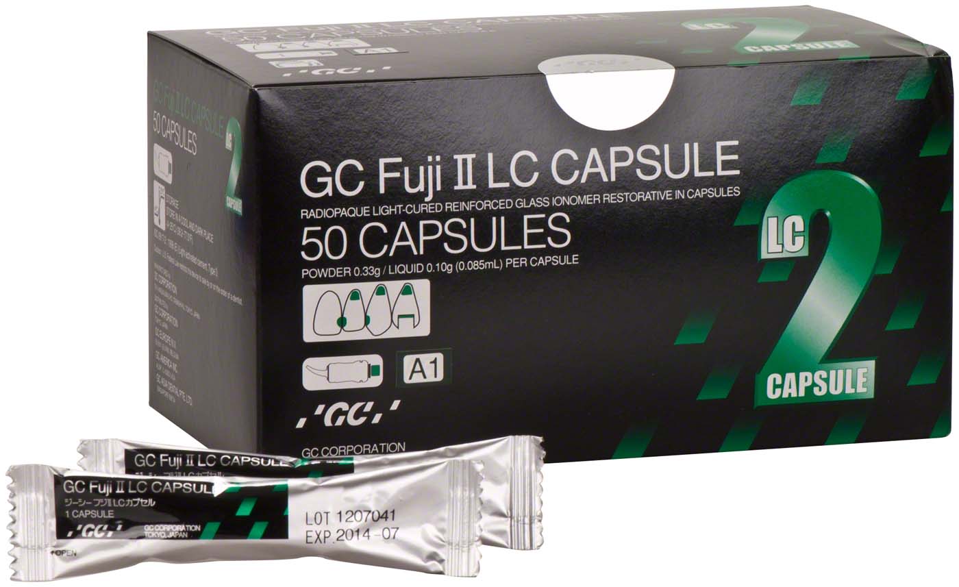 Gc lc. Fuji II LC (GC). GC Fuji LC Capsule. Капсула стеклоиономерного цемента. GC Fuji Varnish.