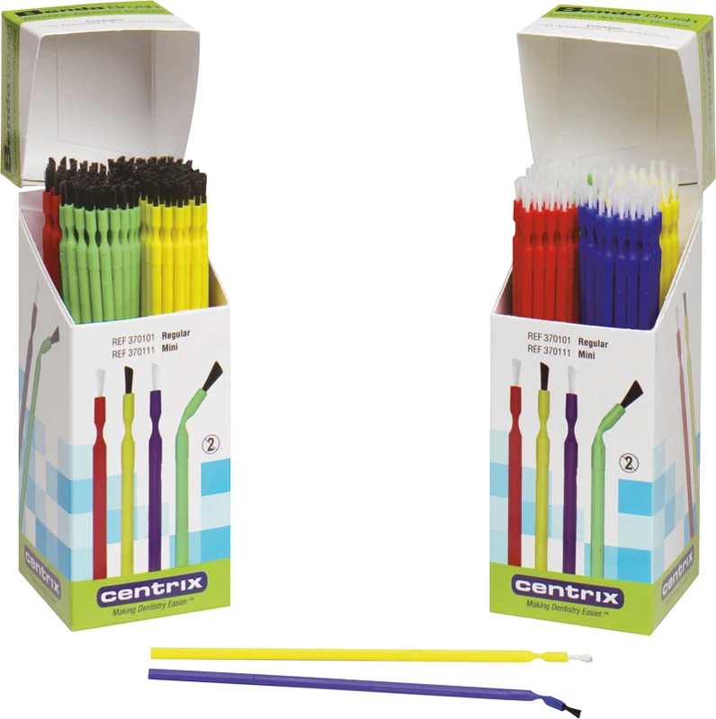 Benda® Brush Regular Sortiment 4 x 36 Stück sortiert, mini, weiße Borsten Benda® Brush Regular Centrix