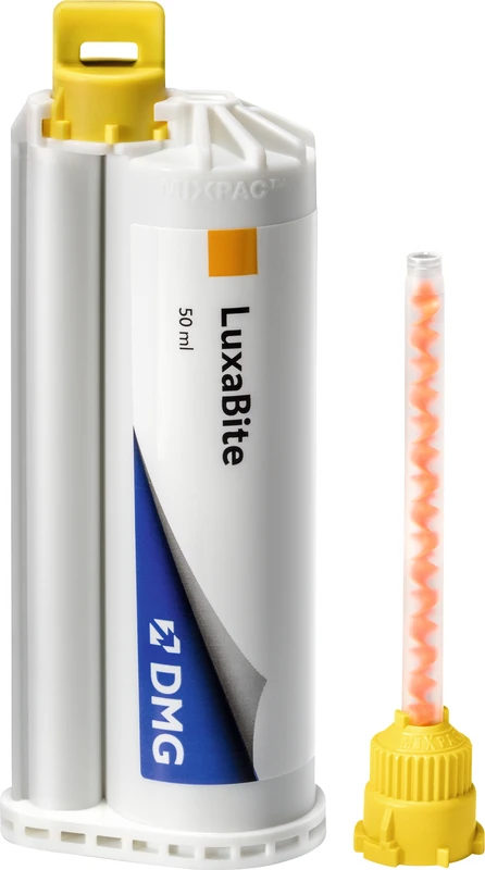 LuxaBite Packung 50 ml Doppelkartusche, 15 Automix-Tips