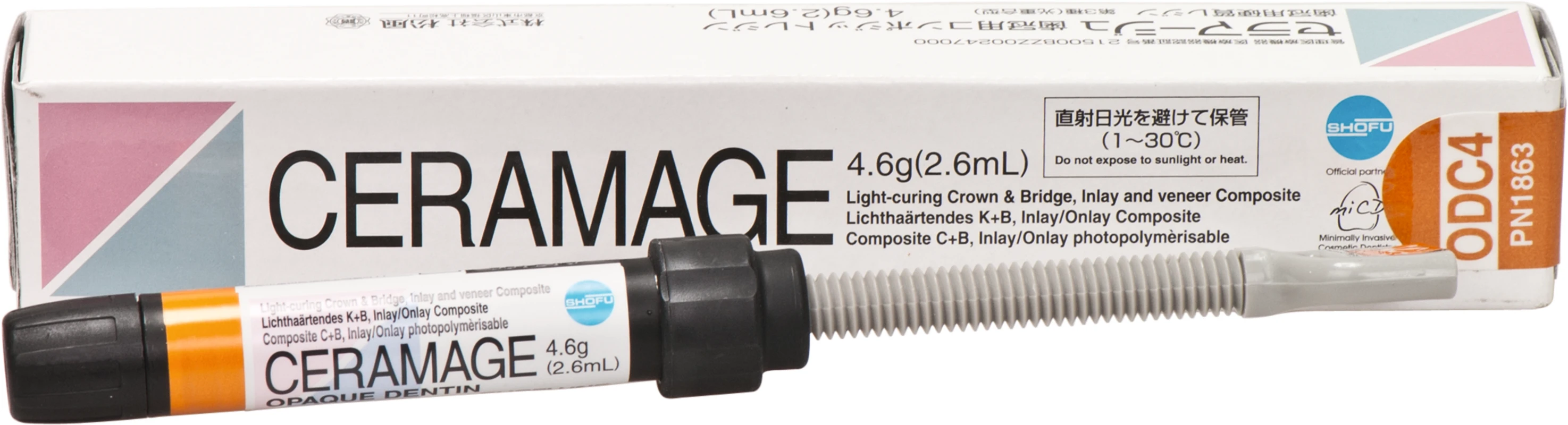 CERAMAGE Spritze 4,6 g opaque dentin C4 CERAMAGE SHOFU
