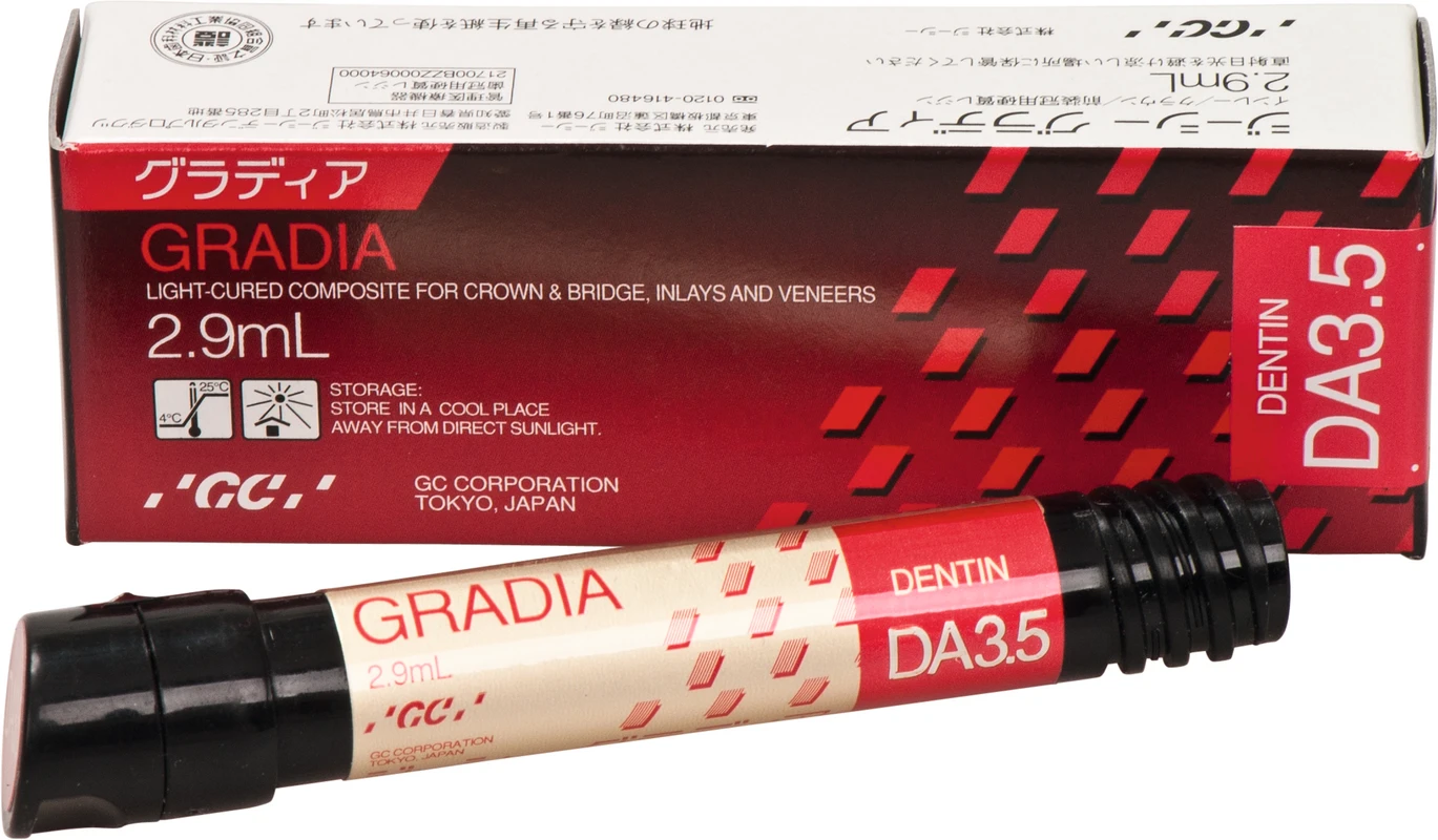 GC GRADIA® Spritze 2,9 ml Paste dentin DA3,5