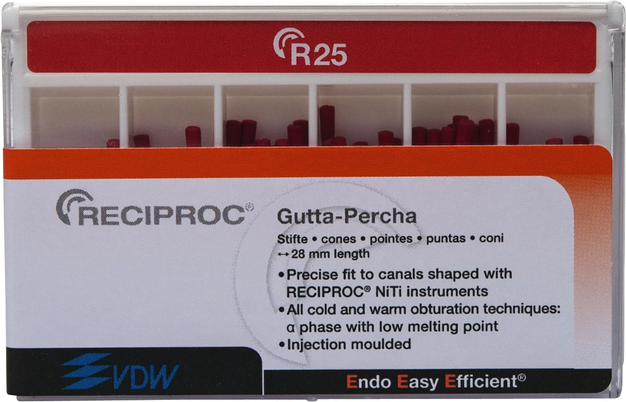 RECIPROC® Guttapercha Packung 60 Stück ISO 025
