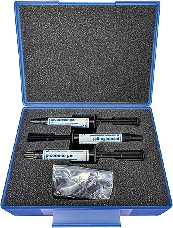 picobello gel Set 3 x 3 g Spritzen, 12 Dosierspitzen