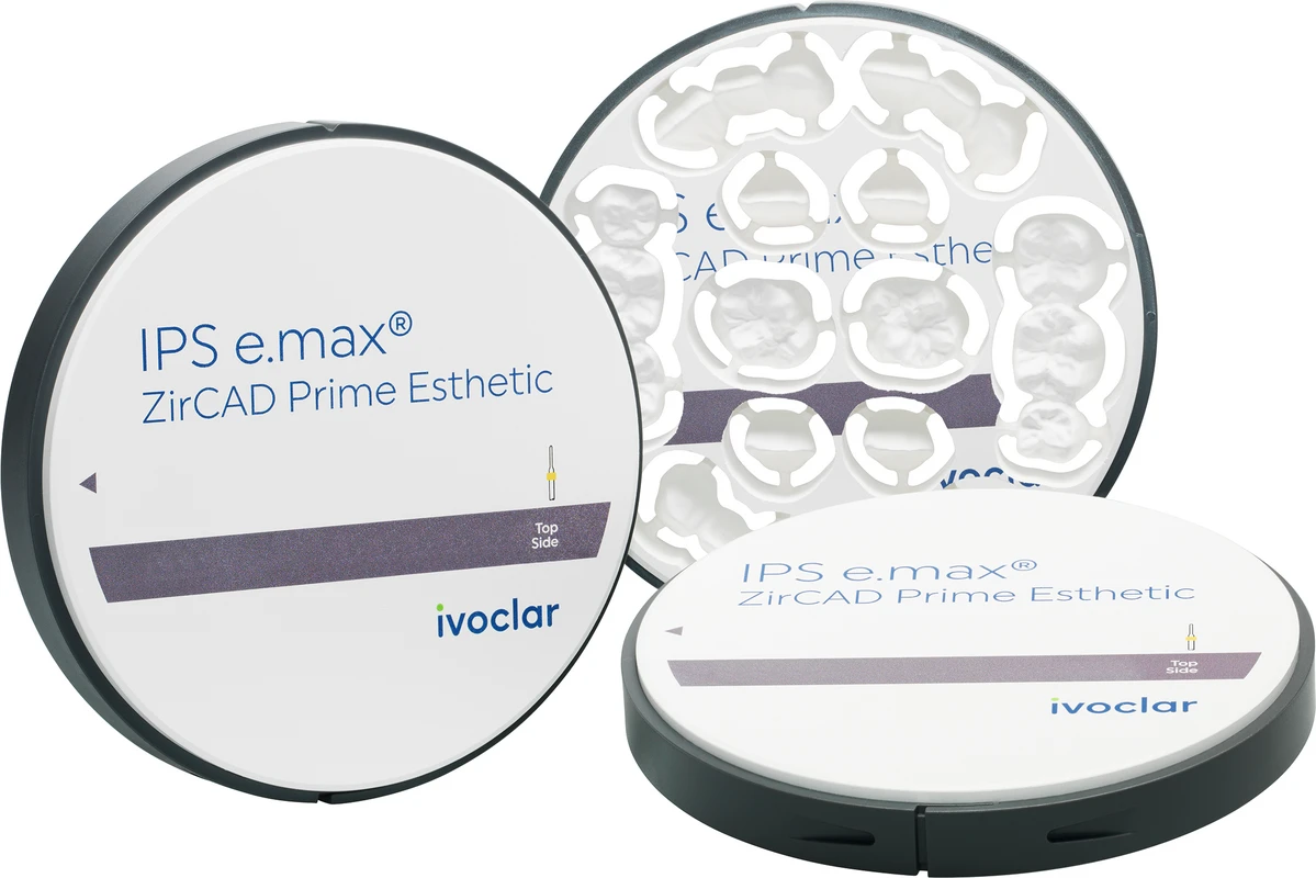 IPS e.max® ZirCAD Prime Esthetic Stück Ø 98,5 mm H 14 mm, A3
