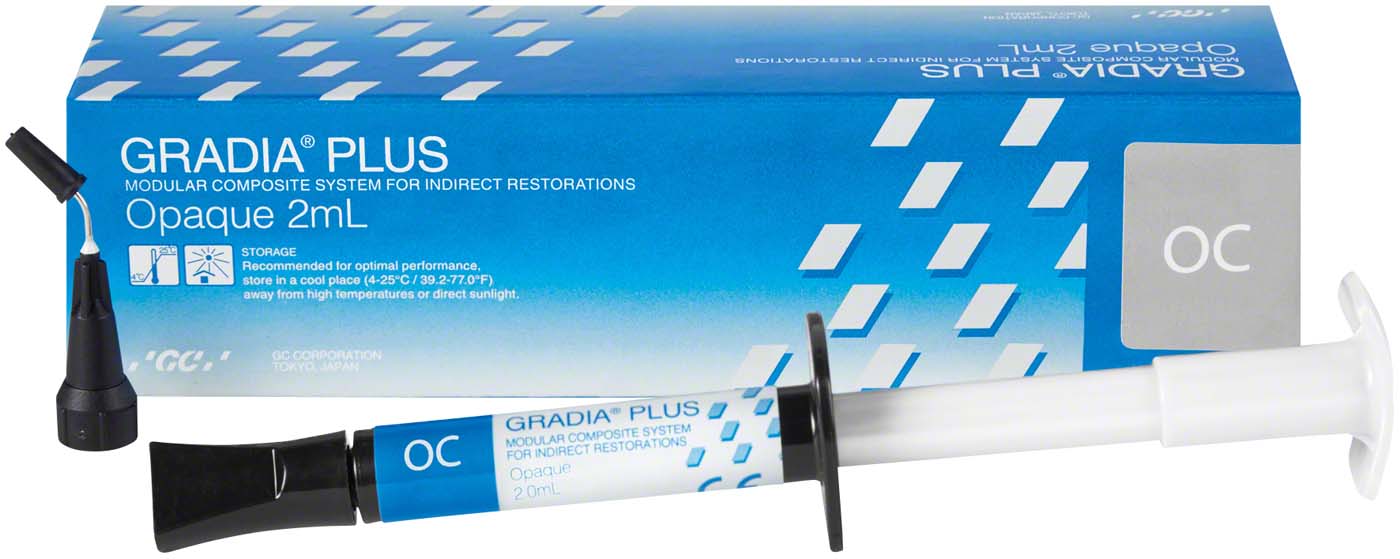 GC GRADIA® PLUS Spritze 2 ml Paste Opaker OC GC GRADIA® PLUS GC