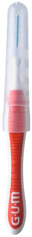 GUM® TRAV-LER® Interdentalbürsten Nachfüllbeutel 36 Stück Kerze, rot, Ø 0,8 mm