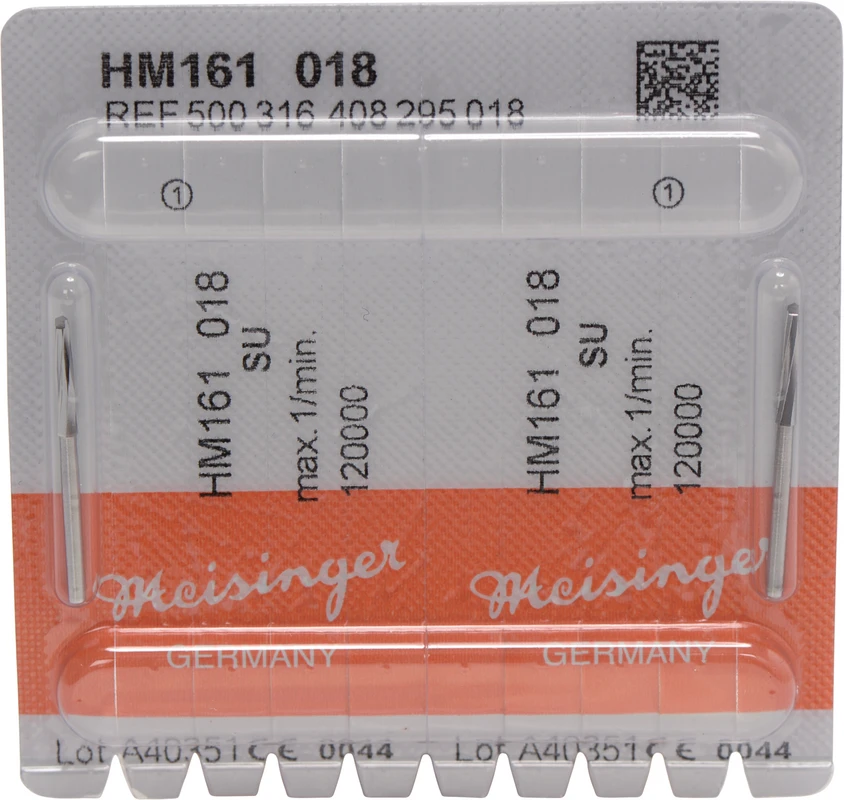 Chirurgie Fräser HM 161 Packung 2 Stück FG XL, Figur 408, 11 mm, ISO 018 Chirurgie Fräser HM 161 Hager & Meisinger