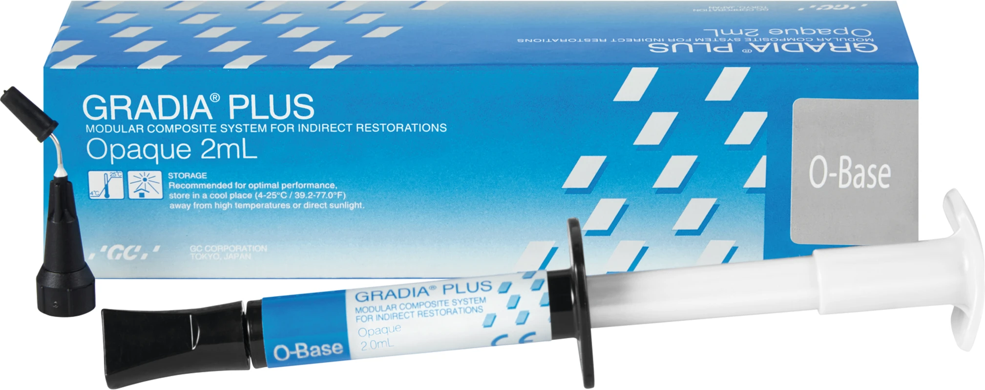 GC GRADIA™ PLUS Spritze 2 ml Paste Opaker O-Base