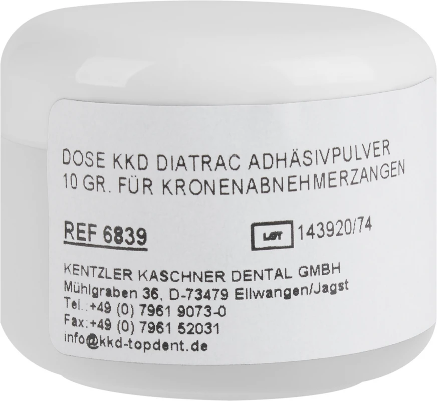Diatrac Adhäsivpulver Dose 10 g Pulver
