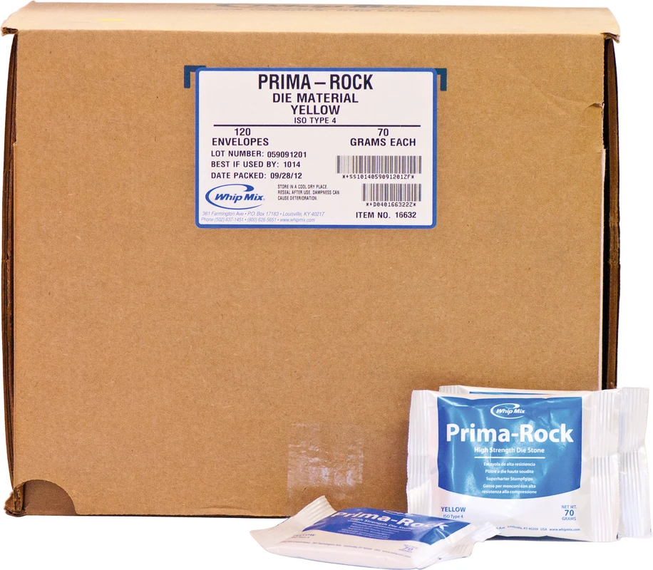 Prima-Rock Karton 120 x 70 g gelb