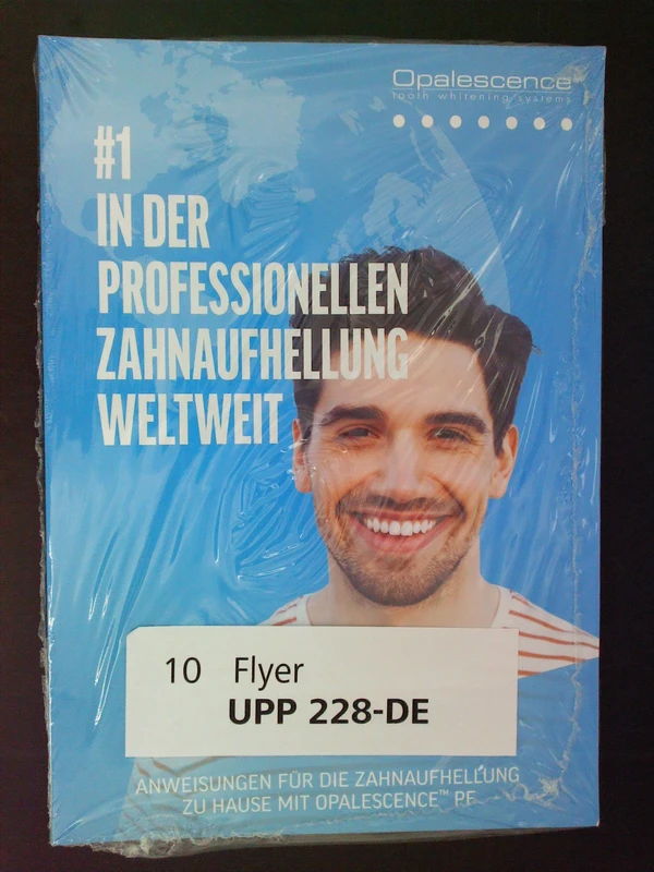 Anleitung Opalescence PF Packung 10 Stück Anleitung Opalescence PF Packung 10 Stück