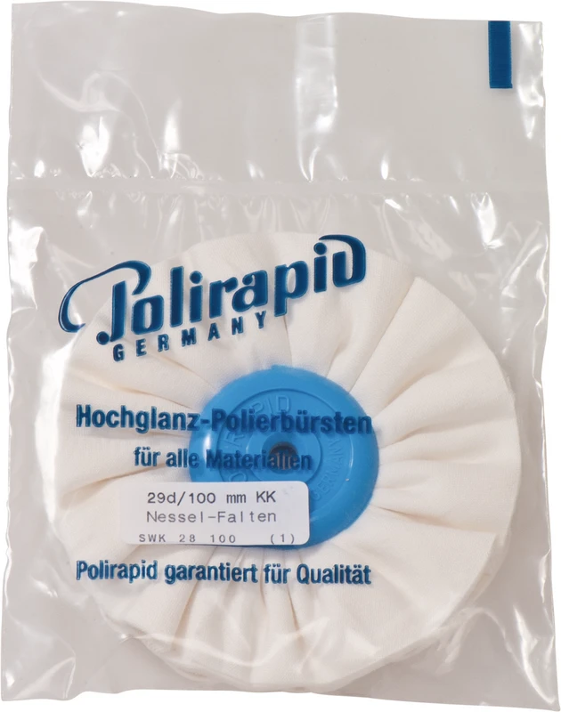 Faltenschwabbel Stück mit Kunststoffkern, Baumwollstoff, Ø 100 mm, S: 15 mm